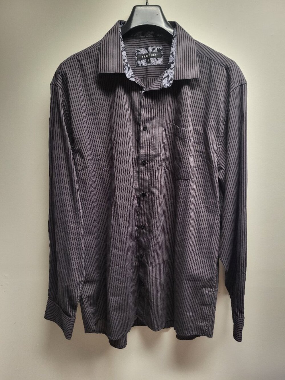 Britches Men’s XL Long Sleeve Button Up Dress Shirt Casual Office Business